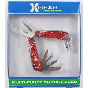 X Gear Sprocket Series Red Multi-Function Tool